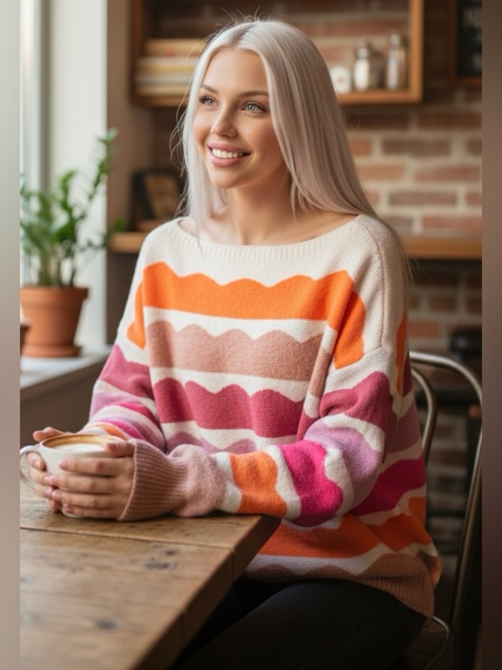 Colorful Sweater Size Medium